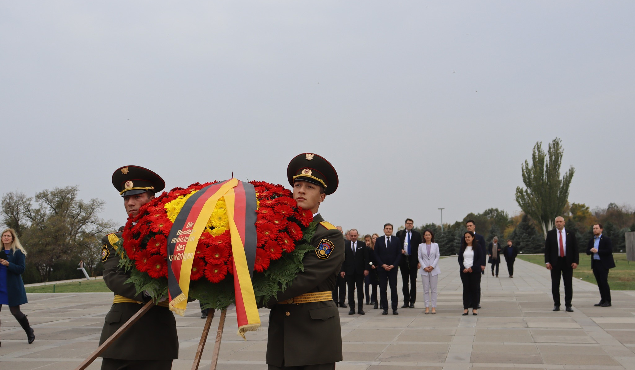 German Foreign Minister visited Armenian Genocide Memorial